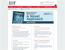 Tablet Screenshot of idt.cdeworld.com